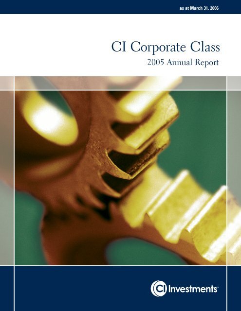 CI Corporate Class - CI Investments