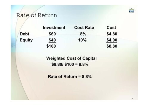 Calculating the Revenue Requirement in Electricity