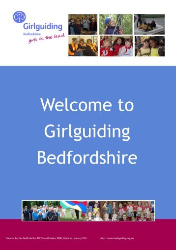 Welcome to Girlguiding Bedfordshire - Bedfordshire Guiding