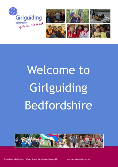 Welcome to Girlguiding Bedfordshire - Bedfordshire Guiding