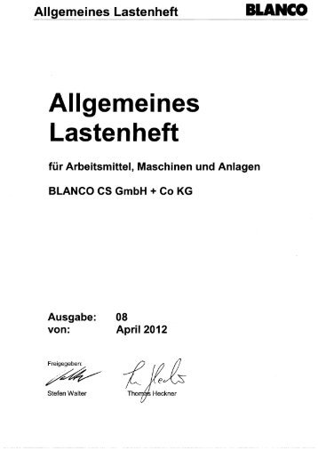 Allgemeines Lastenheft 2012 (0,61 MB) - BLANCO