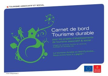 Carnet de bord Tourisme durable - RÃ©gion Midi-PyrÃ©nÃ©es