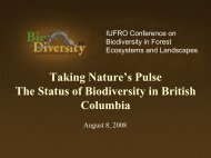 Taking Nature's Pulse The Status of Biodiversity in ... - Biodiversity BC