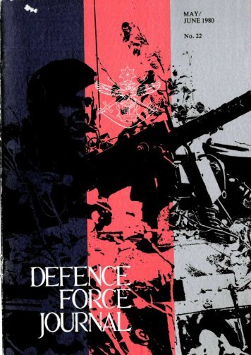 ISSUE 22 : May/Jun - 1980 - Australian Defence Force Journal