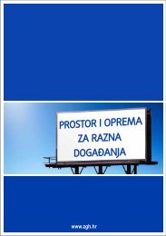 Prostor i oprema za razna dogaÄanja