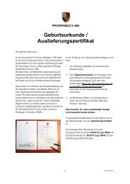 Geburtsurkunde / Auslieferungszertifikat - Claas-Hoelscher.de