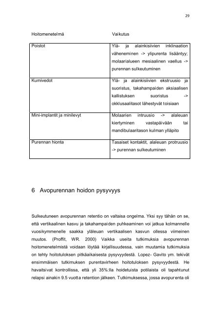 Avopurenta ja sen konservatiivinen hoito - Helda - Helsinki.fi