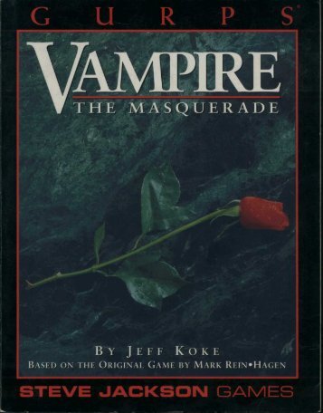 GURPS - Vampire the - Index of