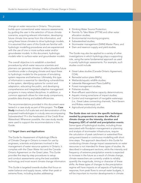 ClimateChange Assessment Guide.pdf - University of Waterloo