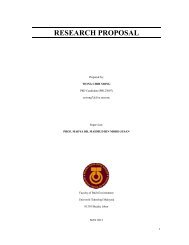 RESEARCH PROPOSAL - Faculty of Built Environment - Universiti ...