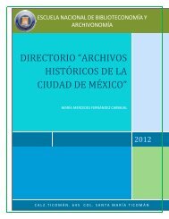 Directorio de Archivos - Escuela Nacional de Biblioteconomía y ...