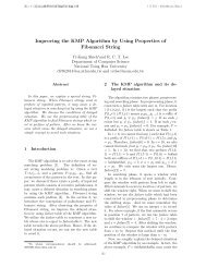 Improving the KMP Algorithm by Using Properties of Fibonacci String