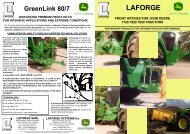 John Deere 7020 - Laforge Systems