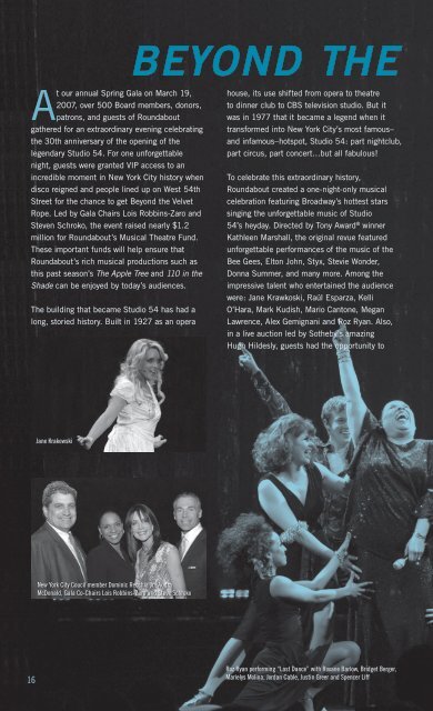 ANNuAl RepoRT 2006â€“2007 - Roundabout Theatre Company