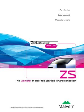 Brochure: Zetasizer Nano ZS - A4 Low Res