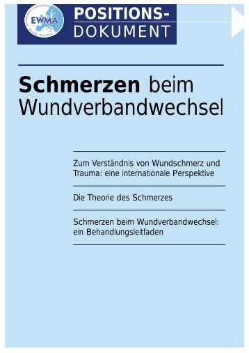 Schmerzen beim Wundverbandwechsel - Less Pain