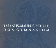 1968 »Festschrift zur Einweihung des Neubaues der Rabanus