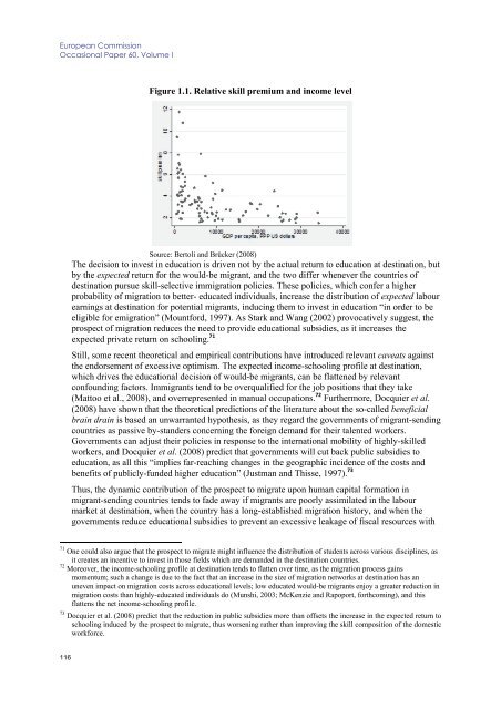 Labour market performance and migration flows - European ...