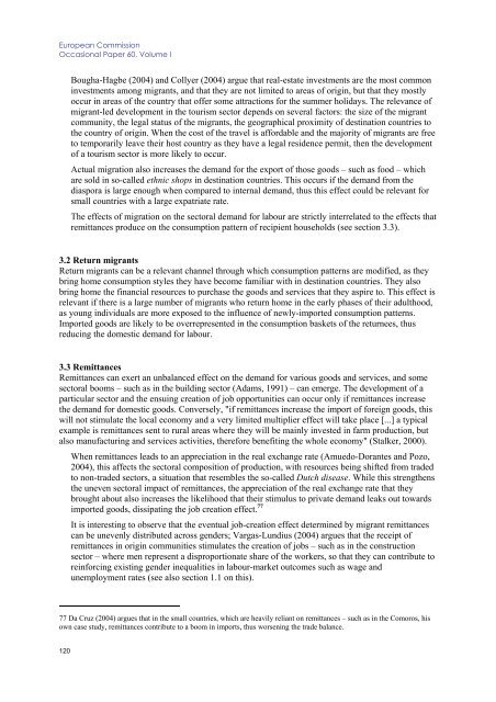 Labour market performance and migration flows - European ...