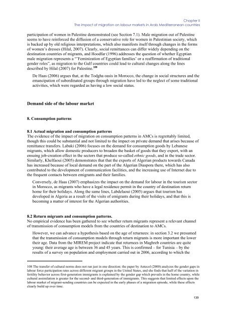 Labour market performance and migration flows - European ...