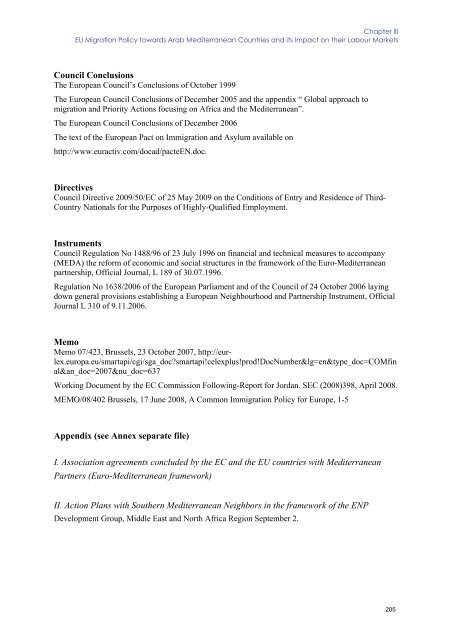 Labour market performance and migration flows - European ...