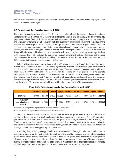 Labour market performance and migration flows - European ...