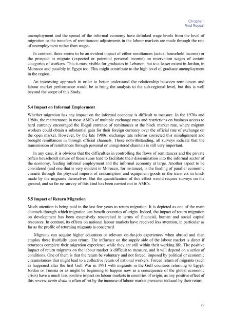 Labour market performance and migration flows - European ...