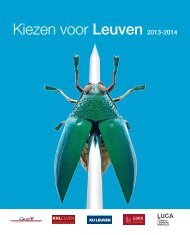 Kiezen voor Leuven 2013-2014 - KU Leuven