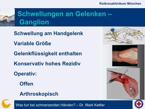 Was tun bei schmerzenden Händen? - Rotkreuzklinikum München