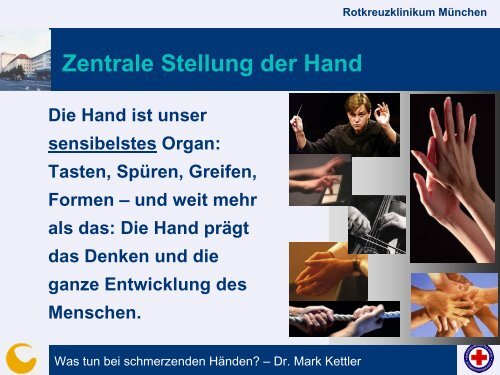 Was tun bei schmerzenden Händen? - Rotkreuzklinikum München