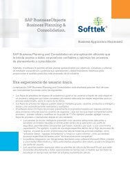 SAP BusinessObjects Business Planning & Consolidation. - Softtek
