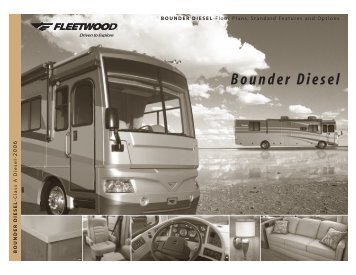 2006 Fleetwood Bounder Brochure with Floorplans and Specs