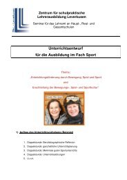 Fachseminar Sport - Zentrum fÃƒÂ¼r schulpraktische Lehrerausbildung ...