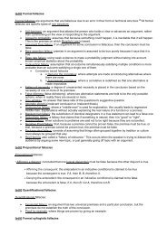 Chapter 3 Fallacies Rohan