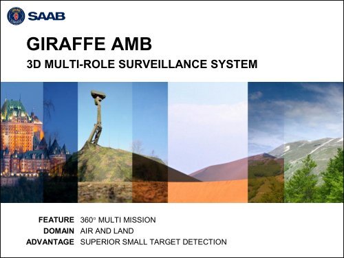 GIRAFFE AMB Presentation - Saab