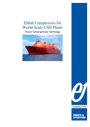 Elliott Compressors for World-Scale LNG Plants