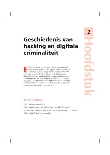 Geschiedenis van hacking en digitale criminaliteit - Van Duuren Media