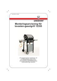 Monteringsanvisning fÃ¶r lavasten-gasolgrill 12355 - Landmann