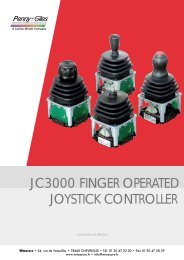 JC3000 FINGER OPERATED JOYSTICK CONTROLLER - Wimesure