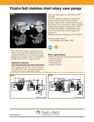 Stainless Steel Vane Pump Brochure - Process Pumps