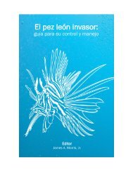 El pez leÃ³n invasor: guÃ­a para su control y manejo - International ...