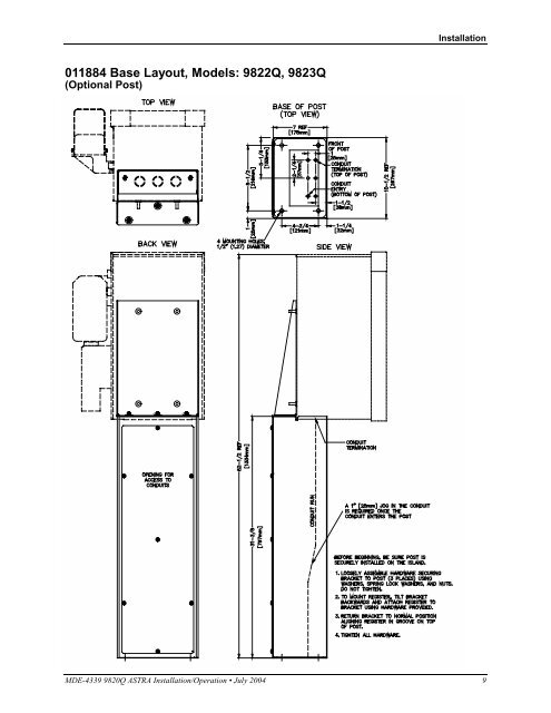 Series 9820Q ASTRA Installation/Operation Manual - Gasboy