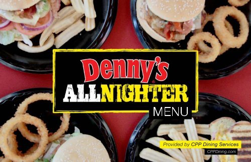 denny's menu