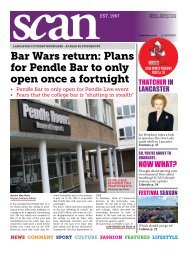 Bar Wars return: Plans for Pendle Bar to only open ... - Scan - Lusu