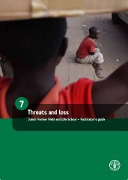 7. Threats and loss - Food, Agriculture & Decent Work