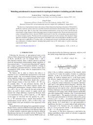 Modeling potentiometric measurements in topological insulators ...