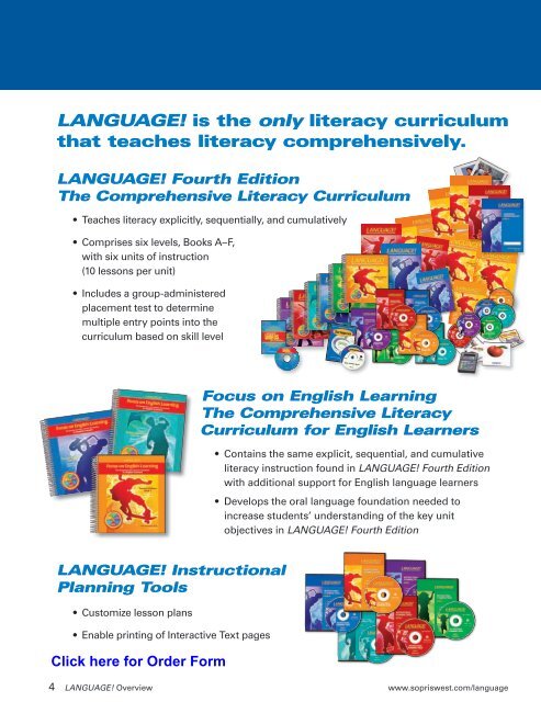 4th Edition LANGUAGE! Overview