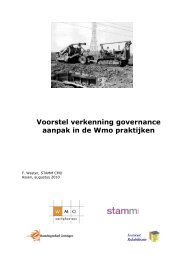 Onderzoeksopzet governance Wmowerkplaats Groningen Drenthe