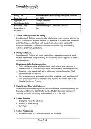 Attendance and Punctuality Policy for Students.pdf - Loughborough ...