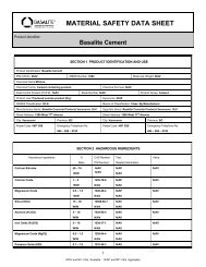 Basalite Cement - CALVAC Paving